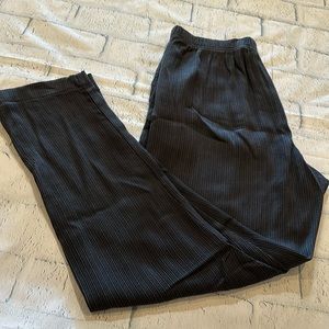 Desire gray striped tall pants